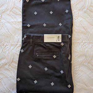 Croft & Barrow Size 18 Capris Black Classic Fit